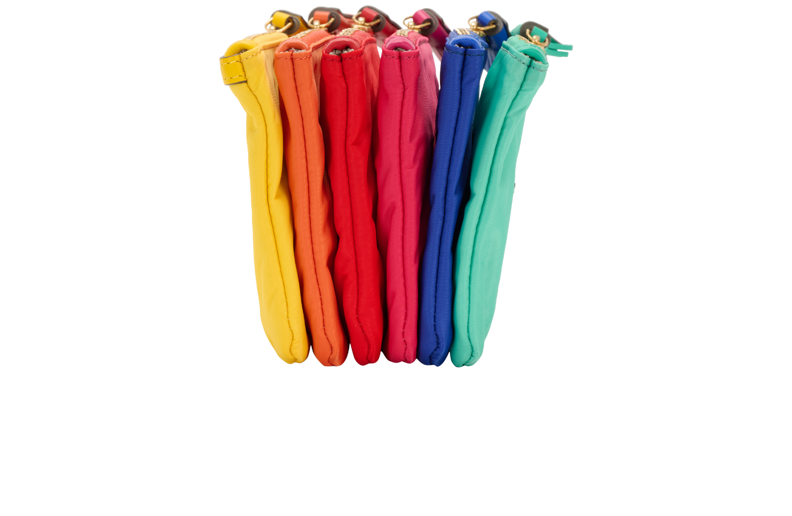 Filing Cabinet Pouch, &pound;140, Handbags, Blue/Green/Orange/Pink/Red/Yellow, Nylon, Bottom view